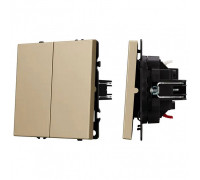 Выключатель двухклавишный без рамки Arlight SWT 054253