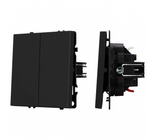 Выключатель проходной двухклавишный без рамки Arlight SWT 054255