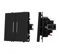 Выключатель двухклавишный без рамки Arlight SWT 054264