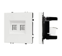 Розетка двойная Ethernet RJ-45 без рамки Arlight SCT 054312