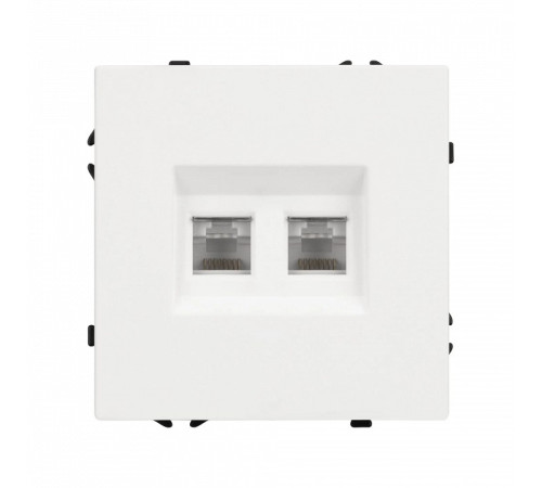 Розетка двойная Ethernet RJ-45 без рамки Arlight SCT 054312