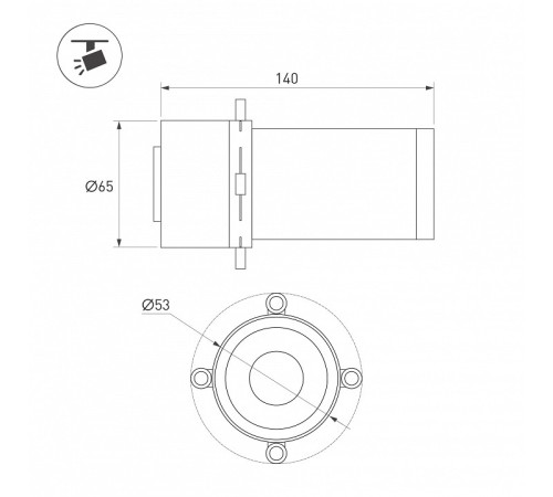Насадка кадрирующая Arlight ARTIFACT 057115