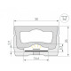 Профиль накладной гибкий Arlight WPH-FLEX 062408