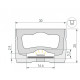 Профиль накладной гибкий Arlight WPH-FLEX 062840