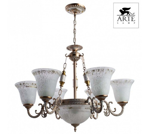 Люстра на штанге Arte Lamp Delizia A1032LM-6-3WG