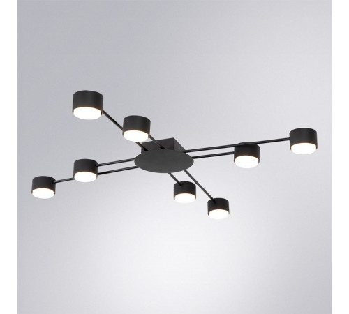 Потолочная люстра Arte Lamp TRACY 8 ламп A1527PL-8BK