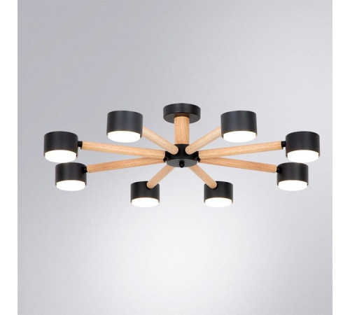 Потолочная люстра Arte Lamp TENDA 8 ламп A1624PL-8BK