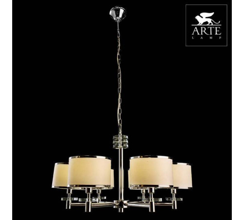 Подвесная люстра Arte Lamp Furore 6 ламп A3990LM-6CC