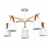 Люстра на штанге Arte Lamp Thomas 5 ламп белая A7032PL-5WH