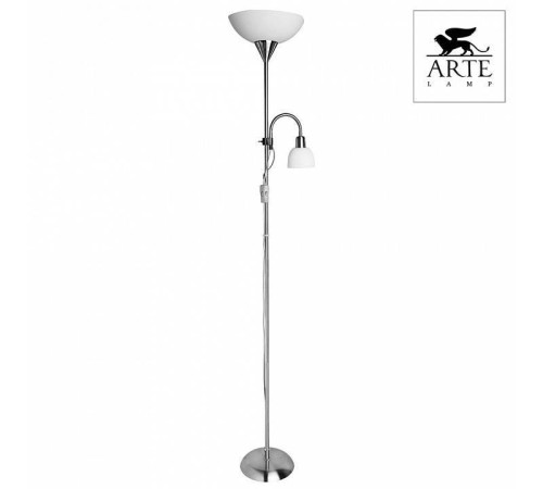 Торшер с подсветкой Arte Lamp Duetto A9569PN-2SS
