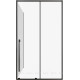 Боковая панель для душевой двери Allen Brau FANTASY 2.0 800 мм стекло прозрачное черный матовый 3.11012.31