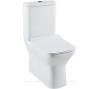 Чаша для унитаза напольного Aquanet Cube-C Rimless с сиденьем Soft Close Slim 00210759