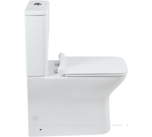 Чаша для унитаза напольного Aquanet Cube-C Rimless с сиденьем Soft Close Slim 00210759