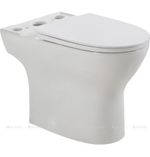 Чаша напольного унитаза BelBagno LOUNGE с сиденьем (без бачка) BB045CPR/SC