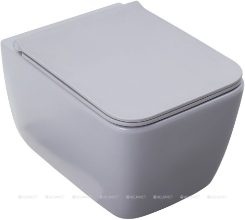 Унитаз подвесной Allen Brau LIBERTY 2 Rimless без сиденья 518х370 мм антрацит 4.33007.AN