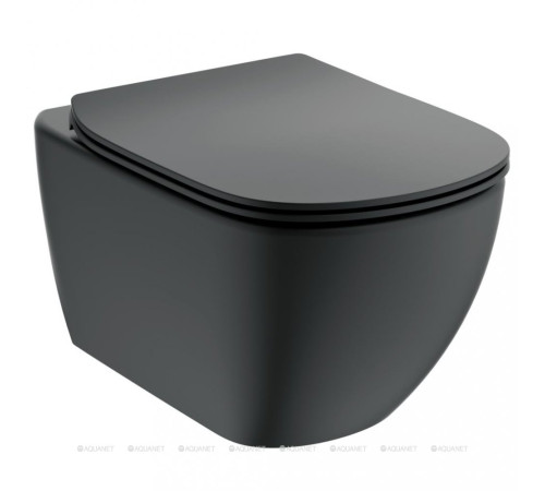 Унитаз подвесной Ideal Standard Tesi AquaBlade черный матовый T0079V3