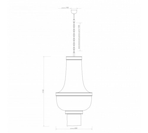 Подвесная люстра Covali JPL-10478a