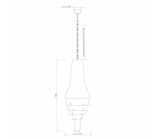 Подвесная люстра Covali JPL-20421