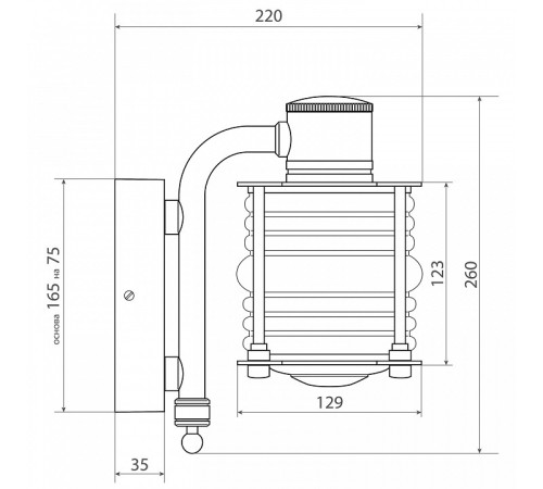 Бра Covali WL-50839