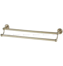 Держатель для полотенца Aquanet двухрядный 60 см золото 4624D