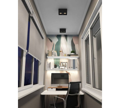 Накладной светильник Denkirs DK3020BВ DK3085-BK