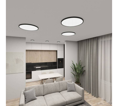 Накладной светильник Denkirs THIN DK6520-BK