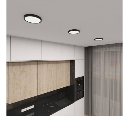 Накладной светильник Denkirs THIN DK6520-BK