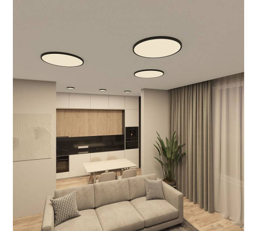 Накладной светильник Denkirs THIN DK6520-BK