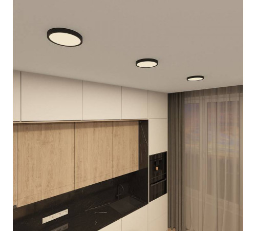 Накладной светильник Denkirs THIN DK6520-BK