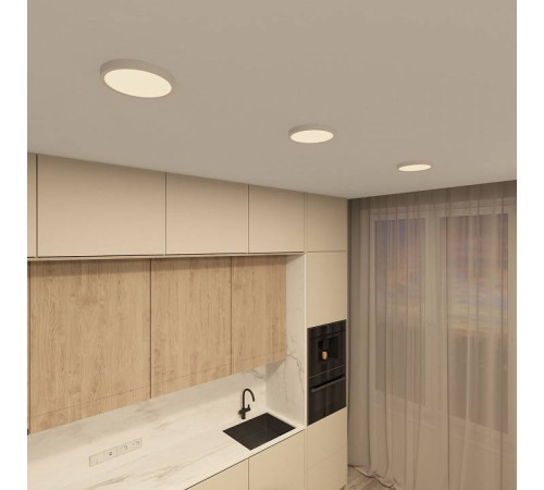 Накладной светильник Denkirs THIN белый DK6520-WH