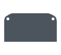 Заглушка для профиля Denkirs 305 TR3052-AL