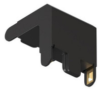 Соединитель угловой L-образный для треков накладных Denkirs AIR BASE TR5232-BK