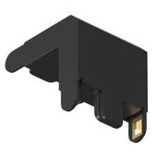 Соединитель угловой L-образный для треков накладных Denkirs AIR BASE TR5232-BK