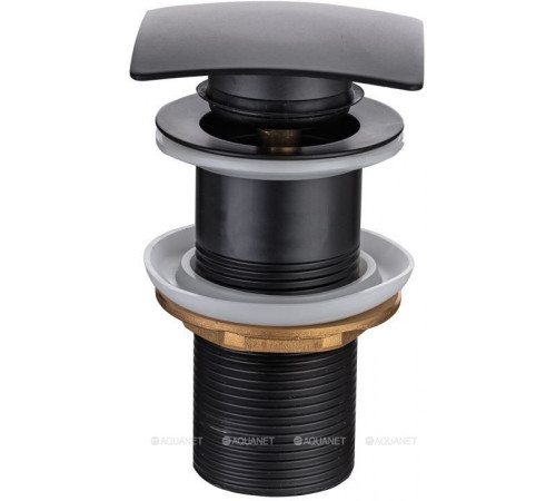 Донный клапан Allen Brau INFINITY Square 1 1/4 без перелива черный матовый 5.21025-31