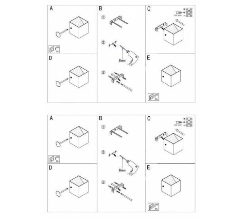 Накладной светильник DesignLed Mistery GW-9201A-5-WH-WW