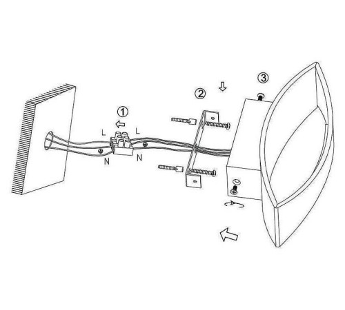 Накладной светильник DesignLed Ole GW-A715-5-WH-WW