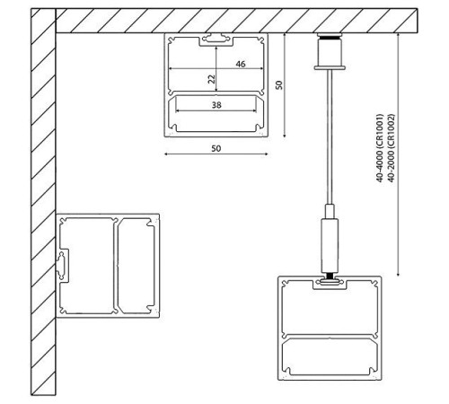 Профиль накладной DesignLed LS 00-00010368