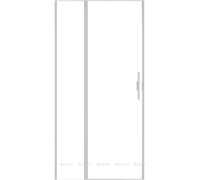 Душевая дверь Allen Brau Priority 1000 мм стекло Optiwhite 8 мм браш. алюминий 3.31029.BA