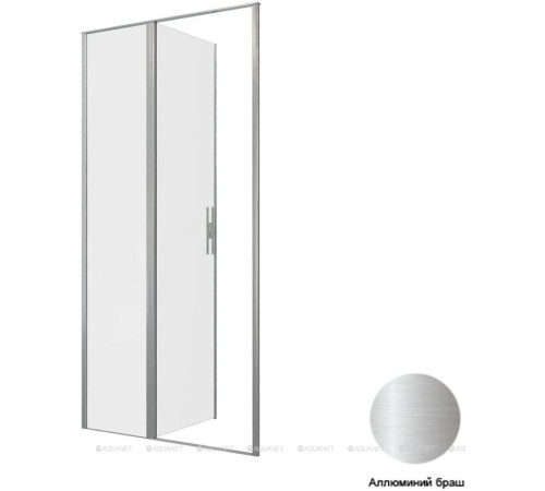 Душевая дверь Allen Brau Priority 1000 мм стекло Optiwhite 8 мм браш. алюминий 3.31029.BA