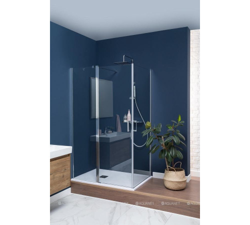Душевая дверь в нишу Aquanet Cinetic 800 мм хром прозрачная 6 мм AE12-N-80H190U-CT
