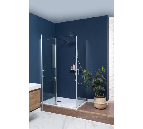 Душевая дверь в нишу Aquanet Cinetic 800 мм хром прозрачная 6 мм AE12-N-80H190U-CT