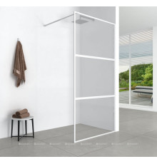 Душевая перегородка Aquanet SW-800WT 80х200 см стекло 6 мм с суппортом белый SW-800WT