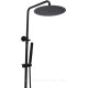 Душевая система Allen Brau Priority с термостатом и изливом черный матовый 5.31T10-31