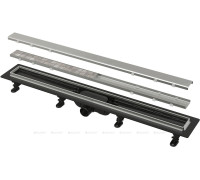 Водоотводящий желоб AlcaPlast Simple для двухсторонней решетки с рамкой 550 мм APZ20-550