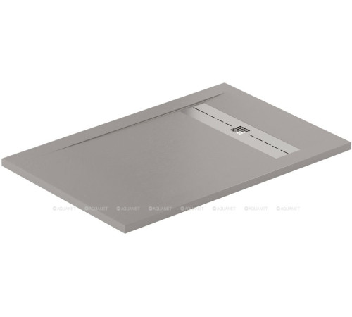 Поддон литьевой Allen Brau Infinity 1200х900 мм платина без сифона и накладки 8.21003-PGM