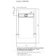 Поддон душевой Aquanet Delight NEW 1600х900х30 мм черный камень без сифона 00258901