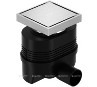 Трап точечный Allen Brau Priority двухсторонняя вставка 100x100 мм никель браш 9.50023.BN