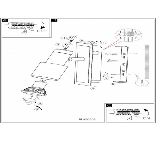 Бра Eglo Davida 1 30832