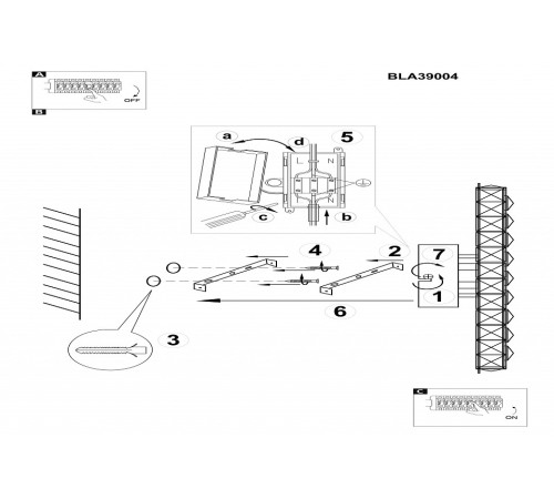 Накладной светильник Eglo Toneria 39004