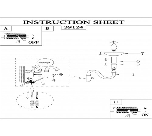Бра Eglo Falcado 1 39124
